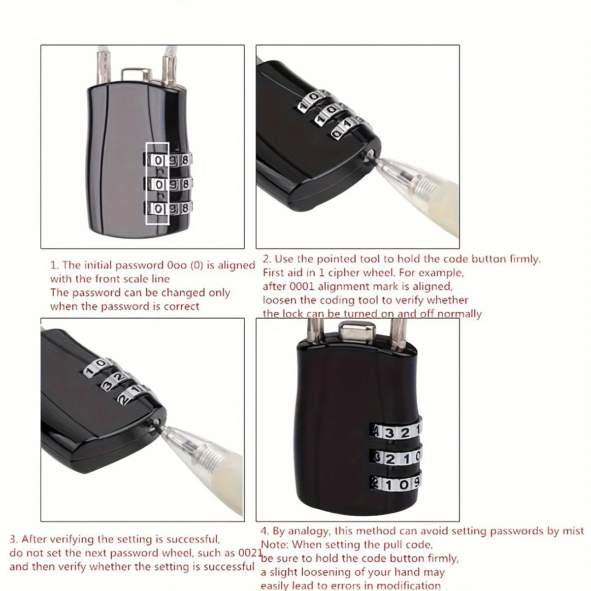 Luggage Travel Lock