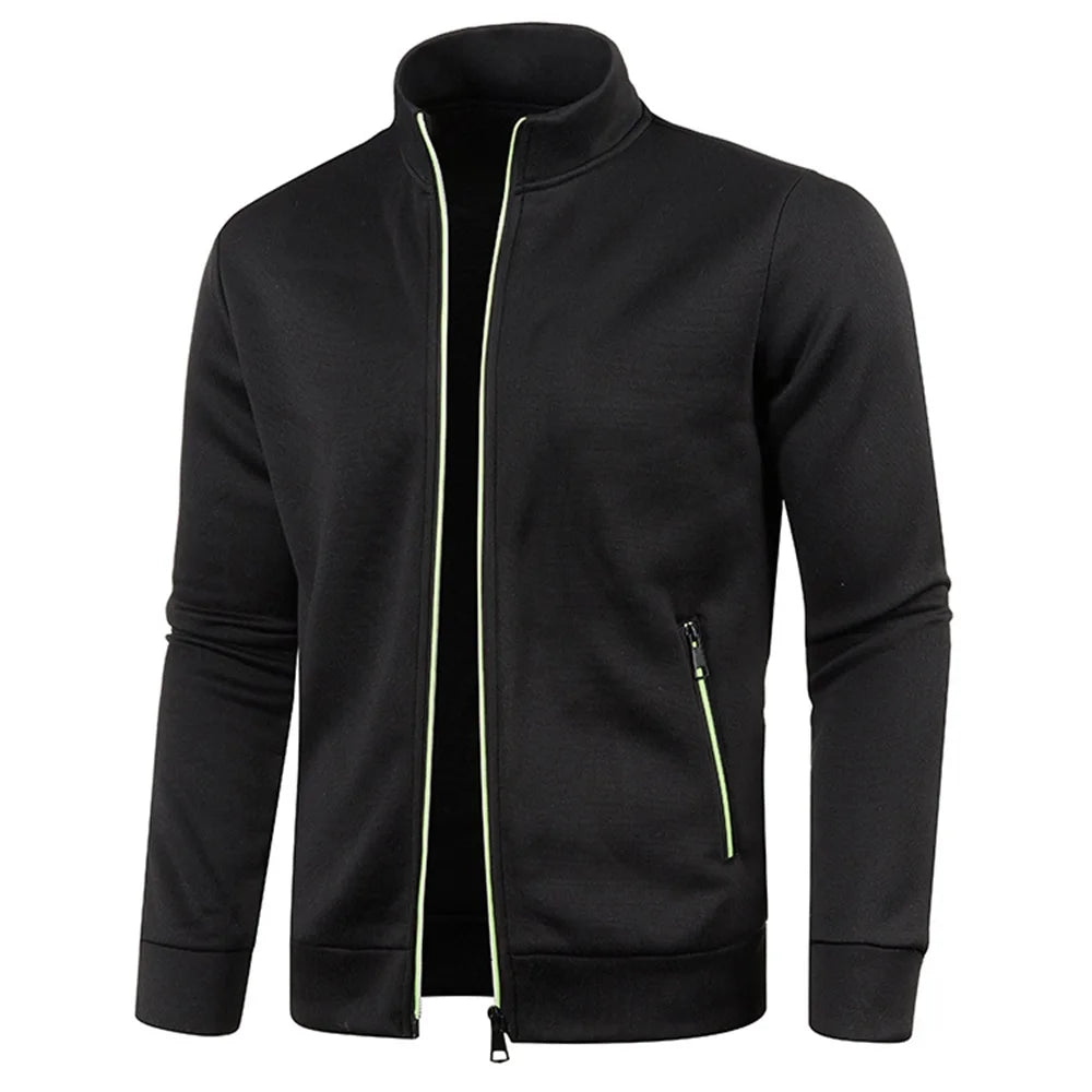 Men Zipper Jackets Standing